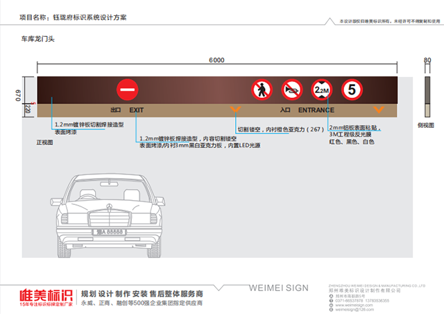 房地產(chǎn)地下車(chē)庫(kù)吊牌